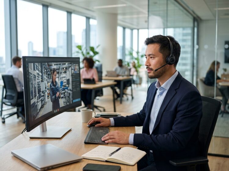 Professional using teleassistanc… 202607311227