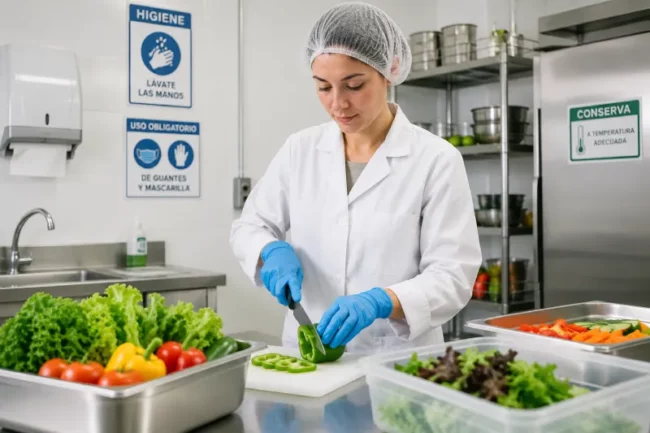 manipulador alimentos higiene seguridad alimentaria